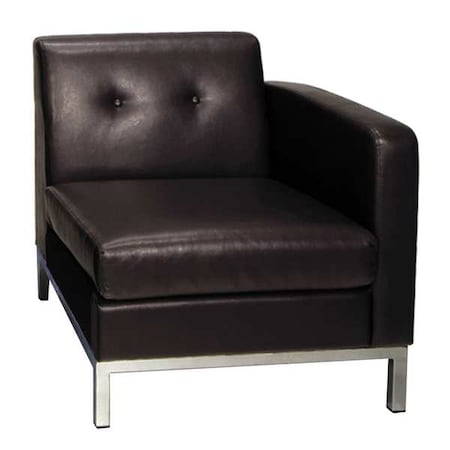 Collection: Wall Street Arm Chair, Espresso Seat, Espresso Back, 27