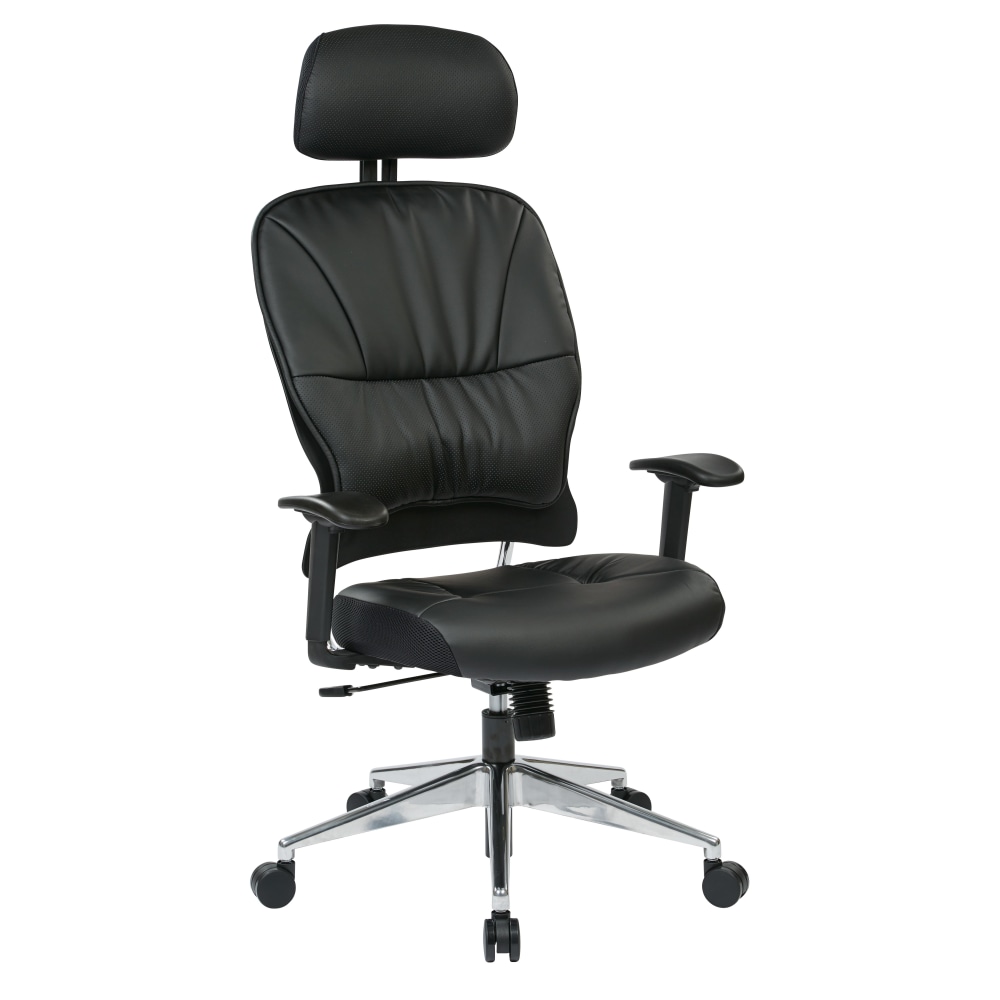 Office Star Space Seating 32 Series Ergonomic Eco Leather High-Back Managers Chair, Black MPN:32-E33P918PHL