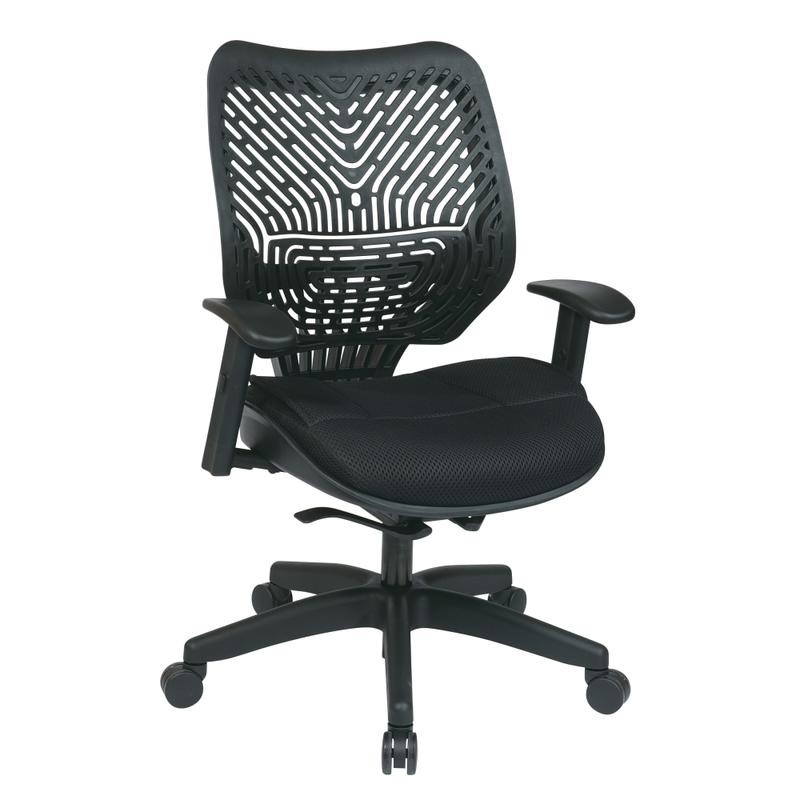 Office Star REVV Series SpaceFlex High-Back Chair, Raven MPN:86-M33BN2W
