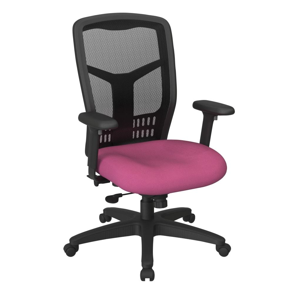 Office Star ProGrid Mesh High-Back Managers Chair, Pink, 90662261 MPN:90662-261