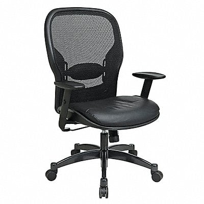 Manager Chair Leather Blk 18-23 Seat Ht MPN:2400E