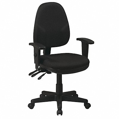 Desk Chair Fabric Black 15-20 Seat Ht MPN:36427-231