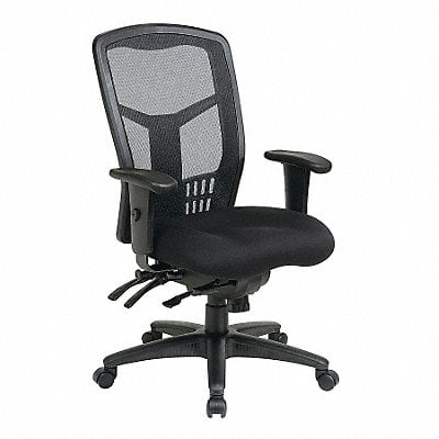 Desk Chair Fabric Coal 18 to 22 Seat Ht MPN:92892-30