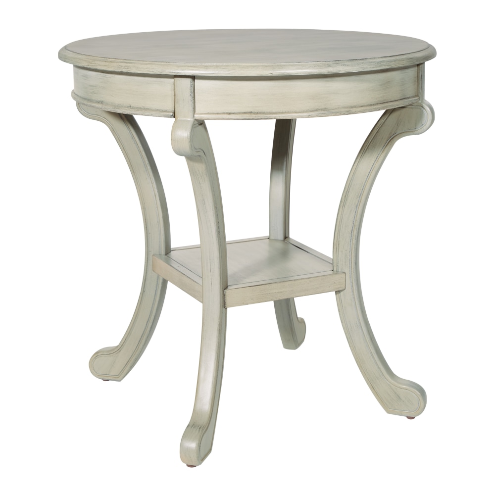 Office Star 425 Series Vermont Accent Table, 26-1/8inH x 26inW x 26inD, Graystone MPN:BP-VMTAT-YCM6