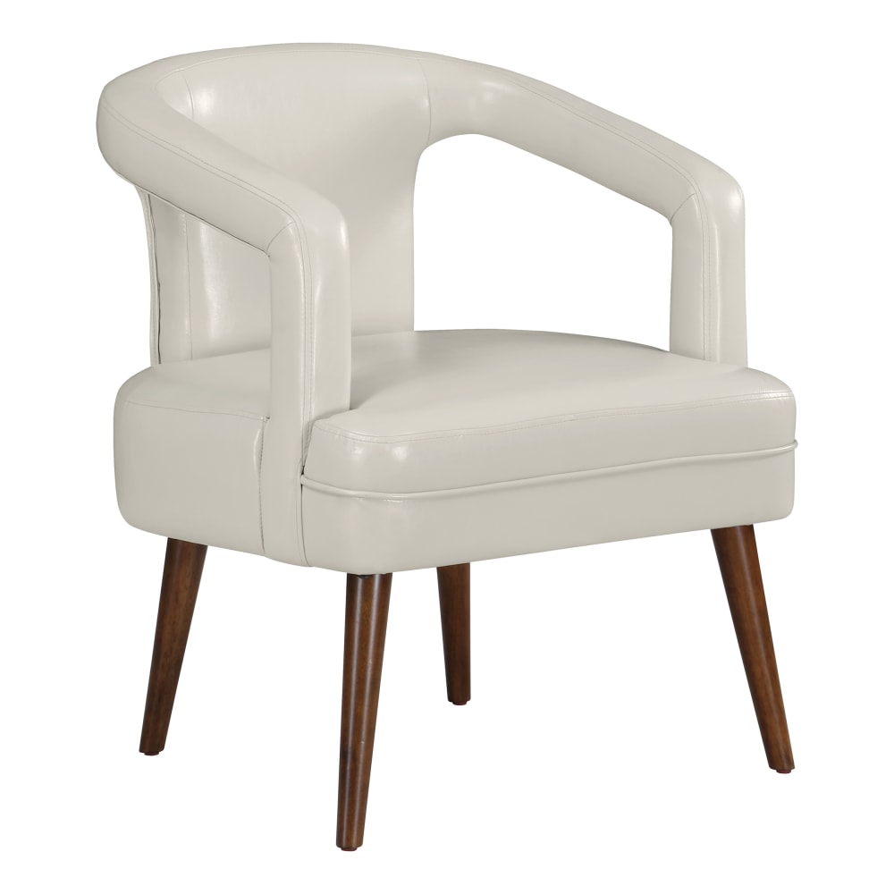 Office Star Mason Faux Leather Accent Guest Chair, Cream MPN:MSN-PD28