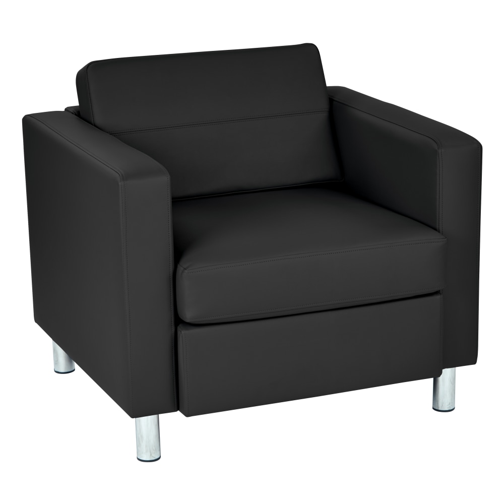 Office Star Products Pacific Armchair, Dillon Black MPN:PAC51-R107