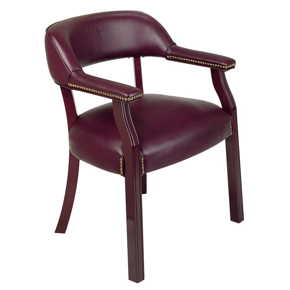 Office Star Work Smart Guest Chair, Oxblood/Mahogany MPN:TV230-JT4