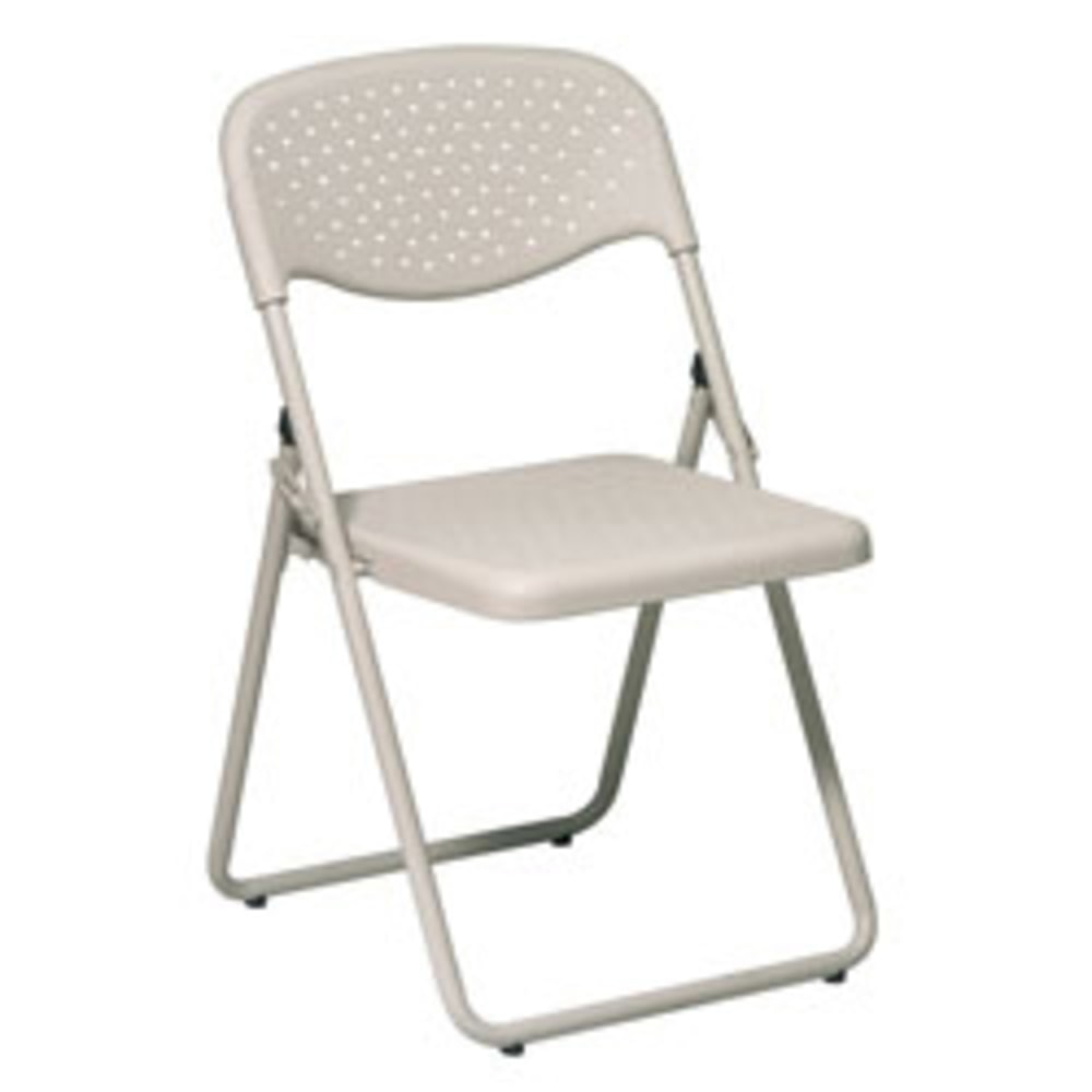 Office Star Stackable Folding Chairs, Beige, Set Of 4 MPN:FC8000NBG-11
