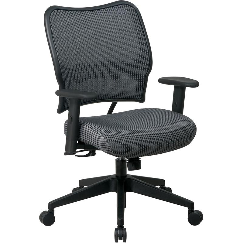 Office Star Deluxe Task Chair With VeraFlex Seat And Back, Charcoal/Black MPN:13V44N1WA