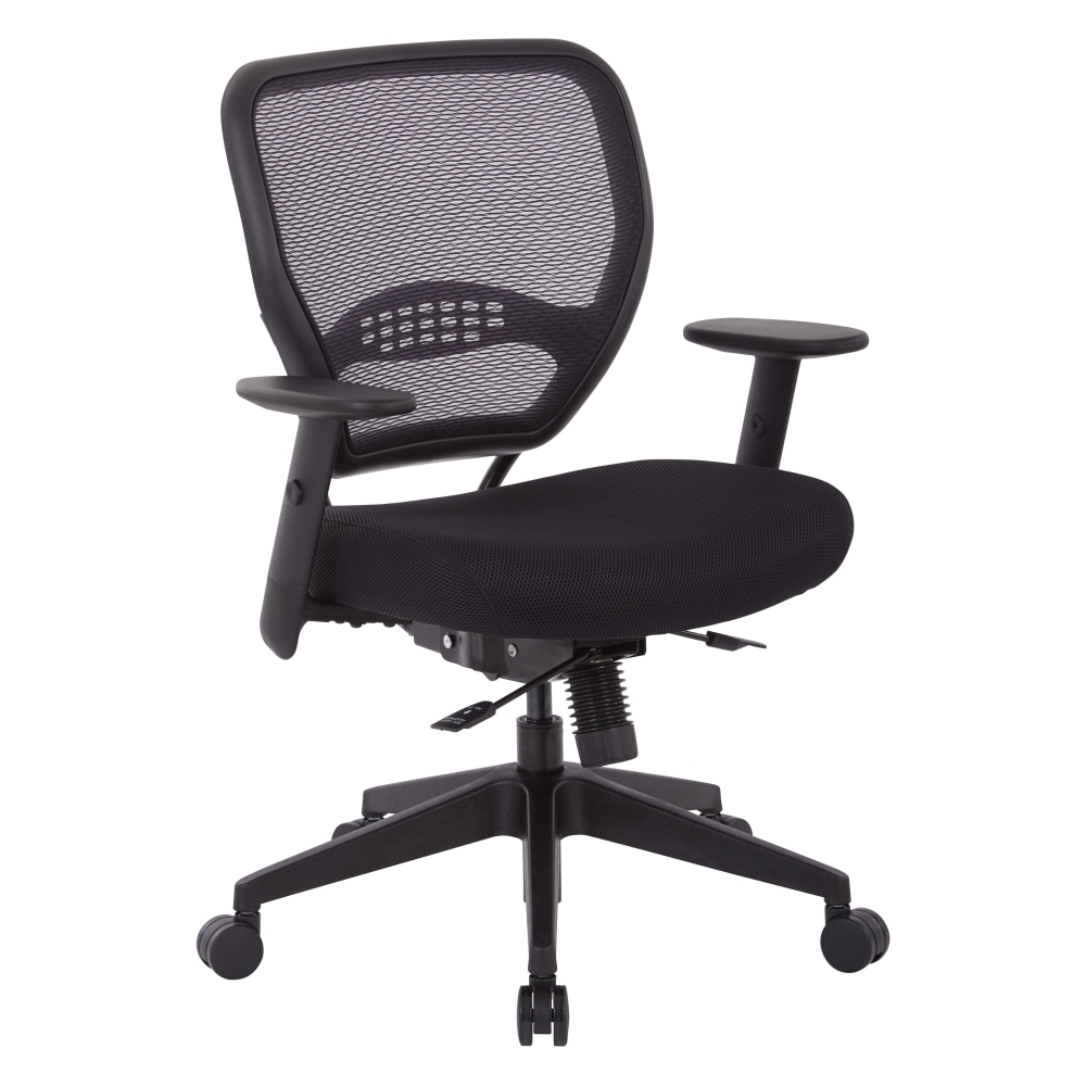 Office Star Space Seating 55 Series Air Grid Mesh Office Chair, Black MPN:5500SL