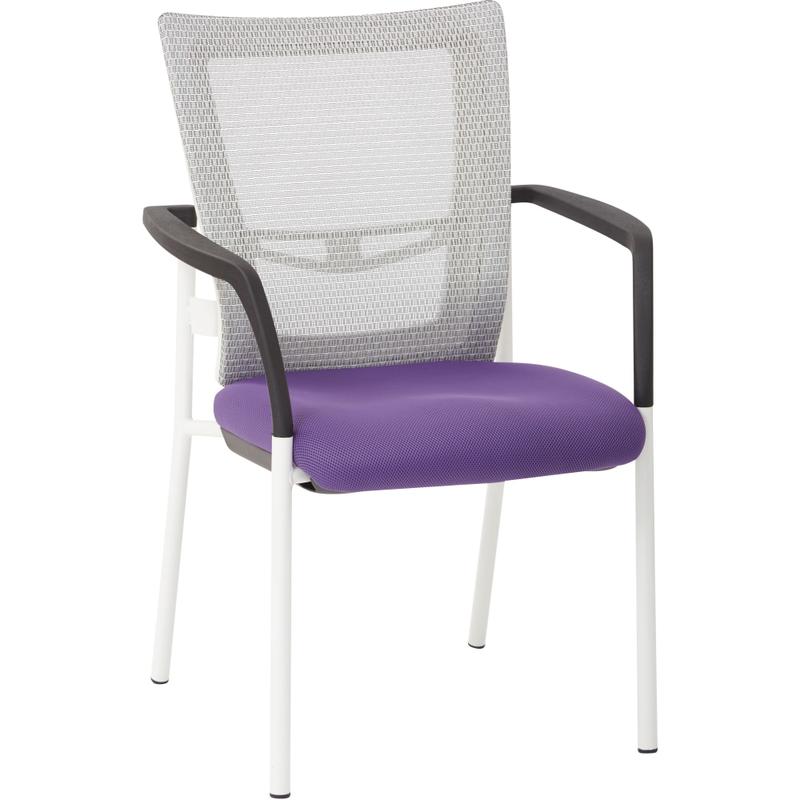 Office Star Low-Back Mesh Visitors Chair, Purple MPN:8810W-512