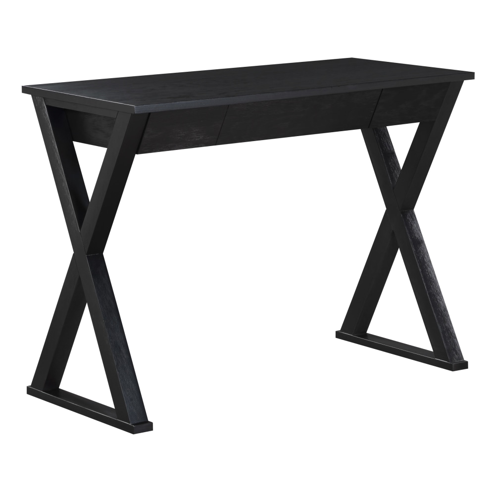 Office Star Marna 40inW Writing Desk With Drawer, Black MPN:MRN4019-BK