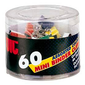 Officemate® Metal Mini Binder Clips 1/4