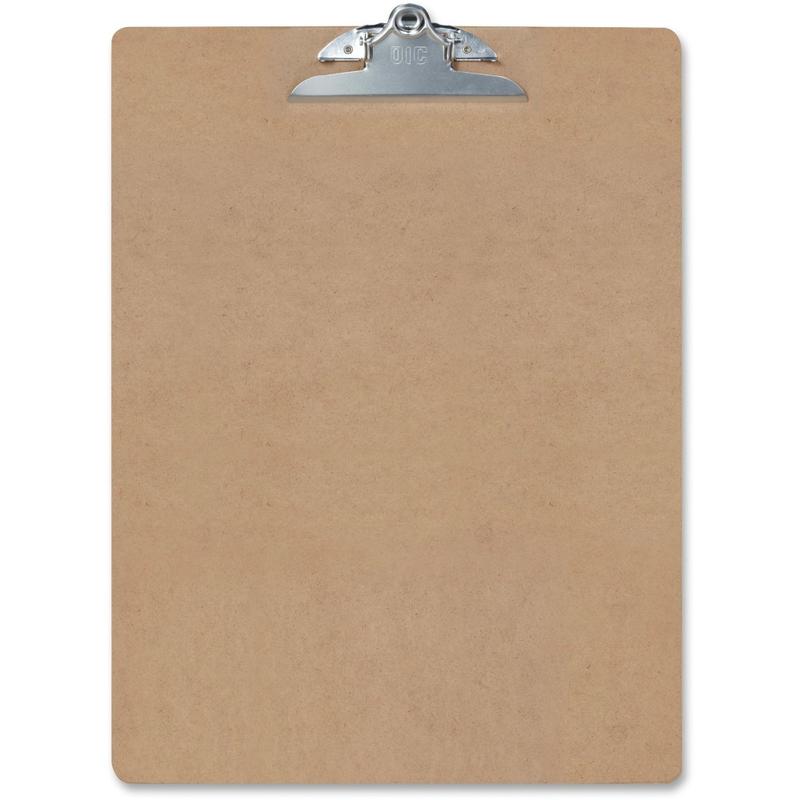 OIC Officemate Wood Clipboard, Way Bill Size Clipboard 20inX15in MPN:83104