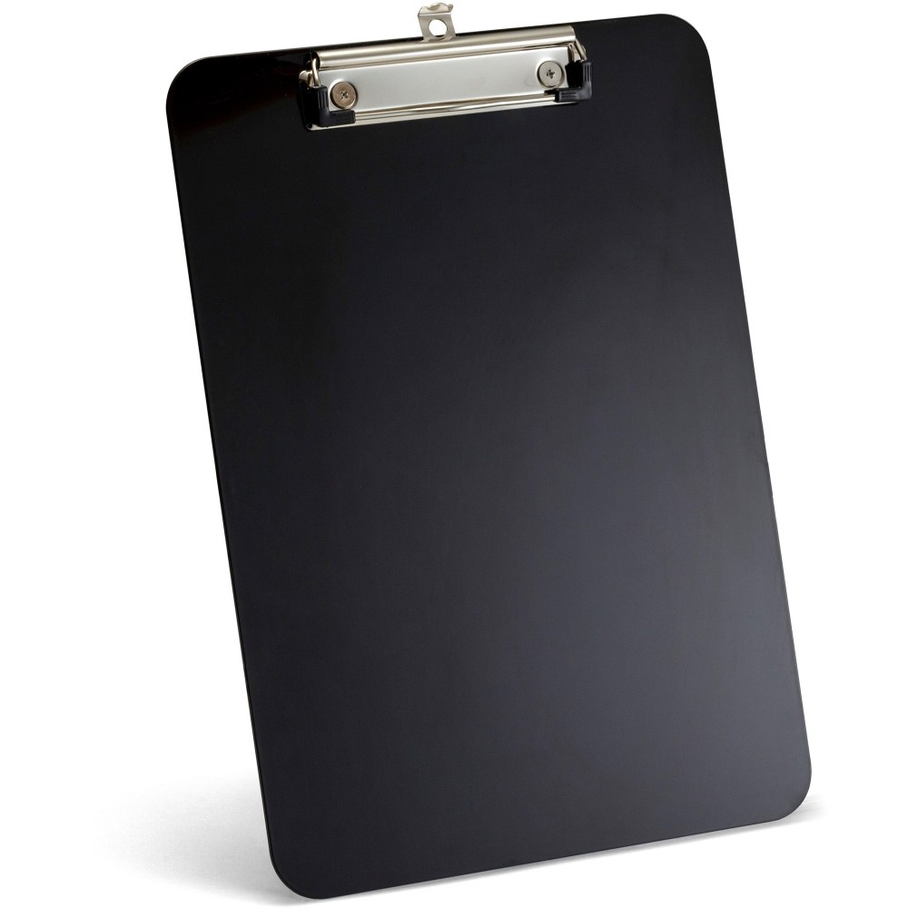Officemate Magnetic Clipboard, Plastic - Plastic - Black - 1 Each MPN:83215