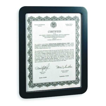 Certificate Holder, Gray, 10
