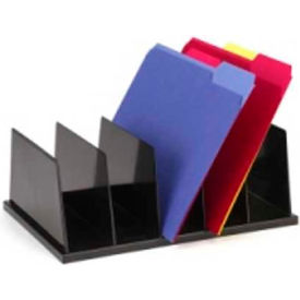 Officemate Large Sorter with 5 Compartments Black 21222