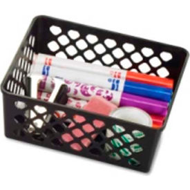 Officemate Medium Stackable Supply Basket Black 26201 - Pkg Qty 3