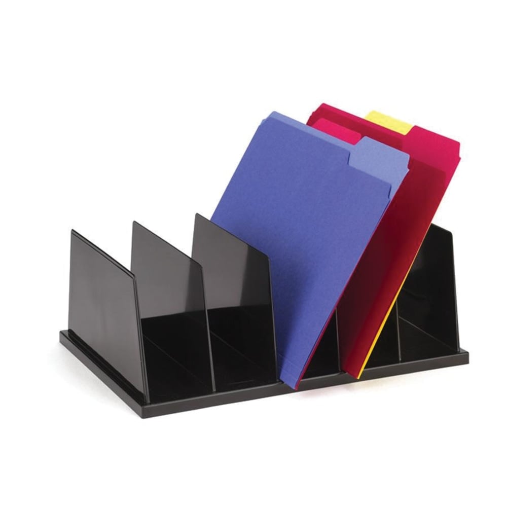 OIC 5-Compartment Desktop Sorter, Black MPN:21222