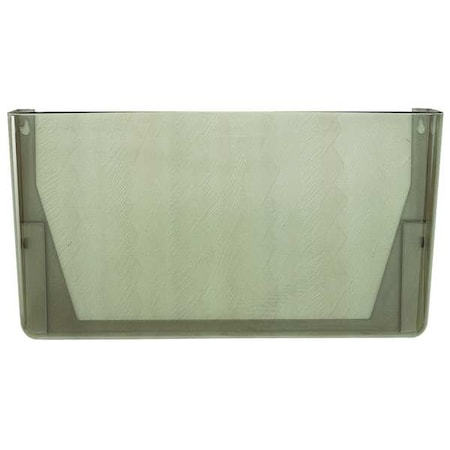 Wall Pocket, Letter, Smoke, 7 In H, PK3 MPN:21421