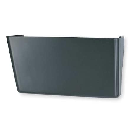 Wall Pocket, Letter, 7Hx13W, Black MPN:21432