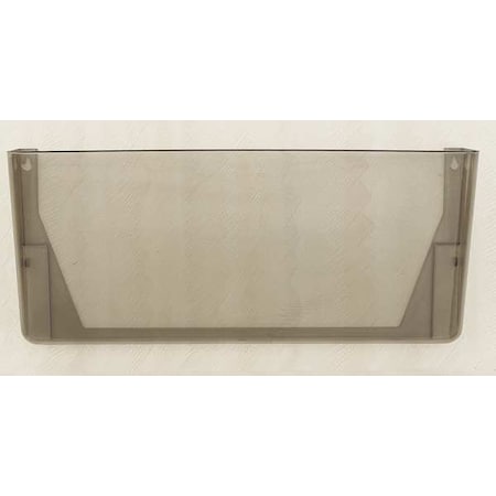 Wall Pocket, Legal, 7Hx16 1/3W In, Smoke MPN:21441