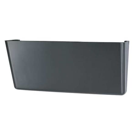 Wall Pocket, Legal, 7Hx16 1/3W In, Black MPN:21442