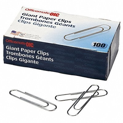 Paper Clips Large Silver Steel PK1000 MPN:99914
