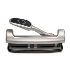 Officemate® EZ Level 2 - 3 Hole Punch 15 Sheet Capacity Silver 90050