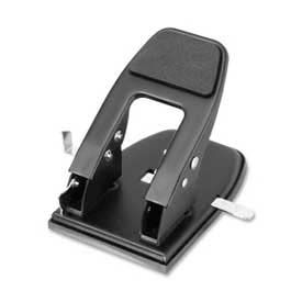 Officemate® Heavy-Duty Two-Hole Punch 50 Sheet Capacity Black 90082