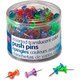 OIC Translucent Push Pins - 0.50