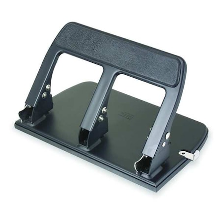 Heavy Duty Paper Punch, Three Hole, Blk MPN:90089