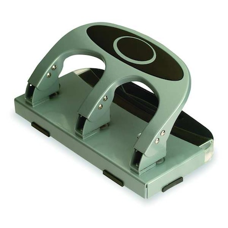 Heavy Duty Paper Punch, Three Hole, Silver MPN:90100