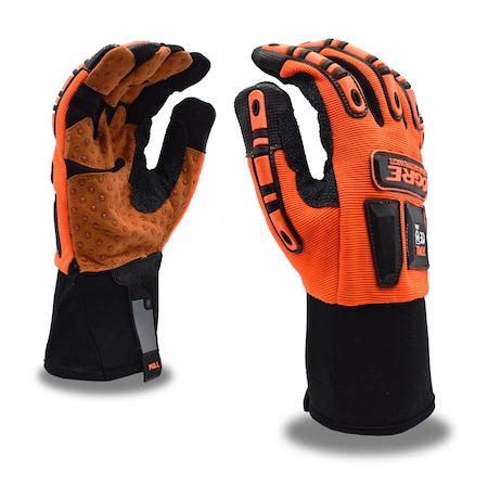 Impact Gloves, Synthetic Leather, Orng, PR MPN:7701M