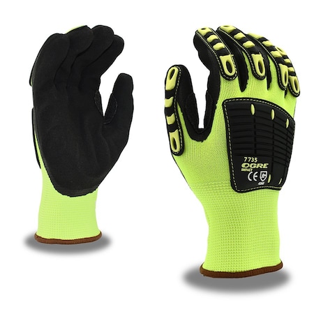 Impact Gloves, Sandy Nitrile, 13 Gauge, PR MPN:7735XL