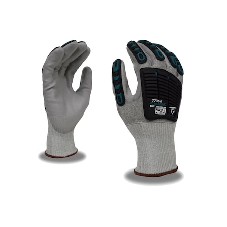Palm Glove, Cut Level A6, Gray Coating, PR MPN:7736AL