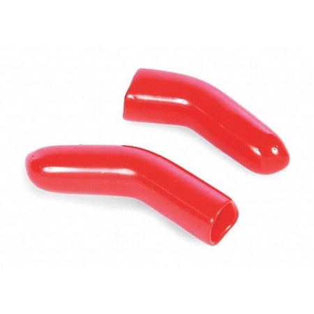 Medium 3 Prong Sleeves, Red, Vinyl MPN:30400259
