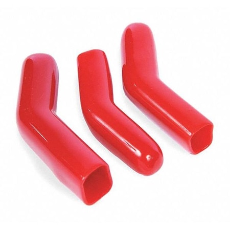 Large 3 Prong Sleeves, Red, Vinyl MPN:30400261