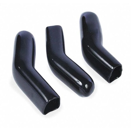 Large 3 Prong Sleeves, Black, Vinyl MPN:30400265