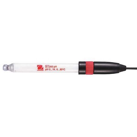 Electrode, 1/2 in Dia, 4 3/4 in H, Glass MPN:ST260