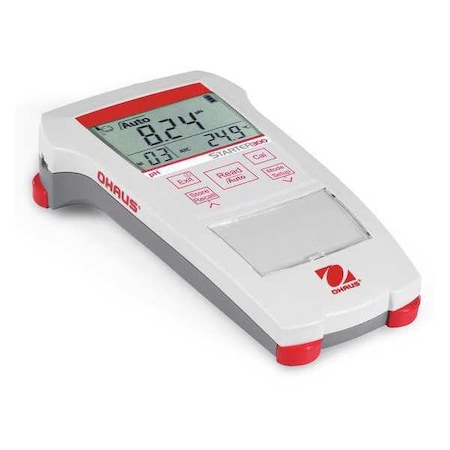 pH Meter, 3 1/2 in W, 1 3/8 in H, Digital MPN:ST300-B