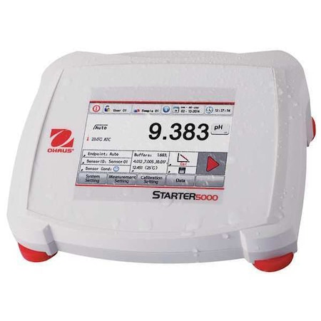 pH Meter, 5 5/8 in W, 2 in H, Digital MPN:ST5000-B