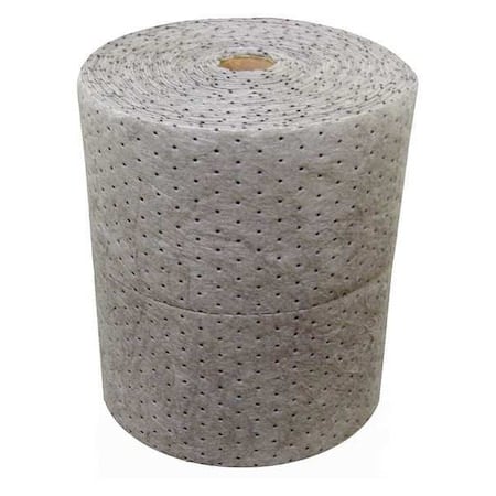 Sorbent Roll, 41 gal, 30 in x 150 ft, Universal, Gray, Polypropylene MPN:L70479G