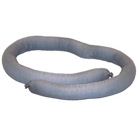 Sorbent Sock, 24 gal, 3 in x 10 ft, Universal, Gray, 6 PK MPN:L90312