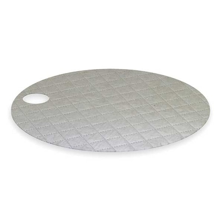 Sorbent Pad, 8 gal, 22 in Dia., Universal, Gray, 25 PK MPN:L90501