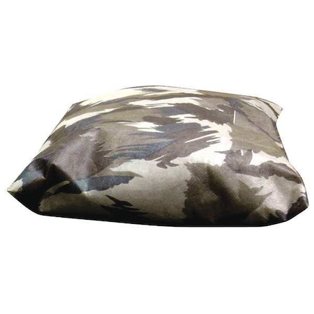 Sorbent Pillow, 10 gal Vol Absorbed per Pkg, 18 in x 18 in, Universal, Camouflage, 10 PK MPN:L90823