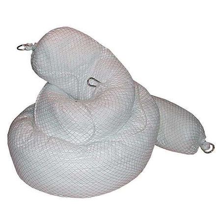 Sorbent Boom, 36 gal, 8 in x 10 ft, Oil, White, 4 PK MPN:L90855