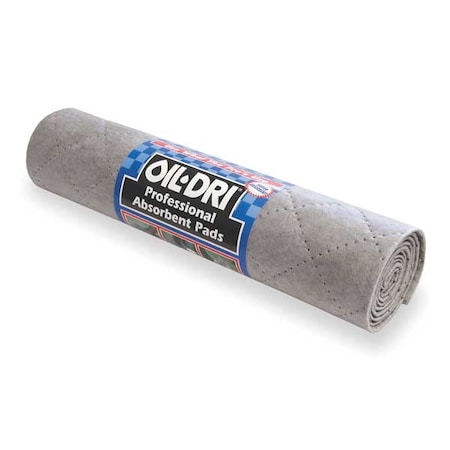 Sorbent Roll, 4 1/2 gal, 15 in x 5 ft, Universal, Gray, Polypropylene MPN:L90908