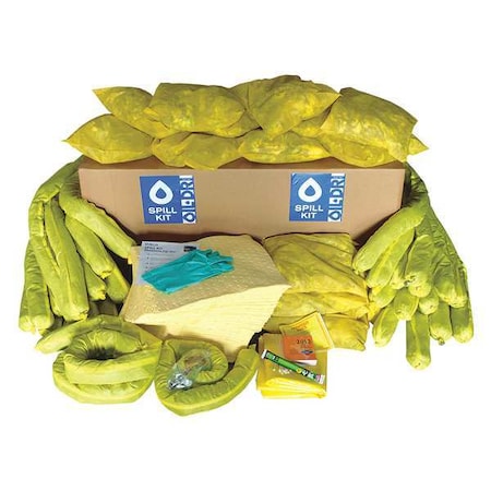 Spill Kit, 78 gal Volume Absorbed per Kit, 95 gal Capacity, Box, Brown MPN:L90415RG