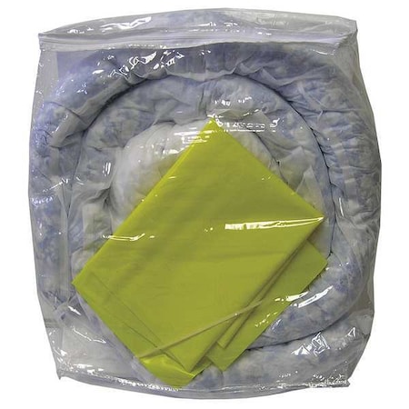 Vehicle Spill Kit, 6 gal Volume Absorbed per Kit, Bag, Clear MPN:L90426